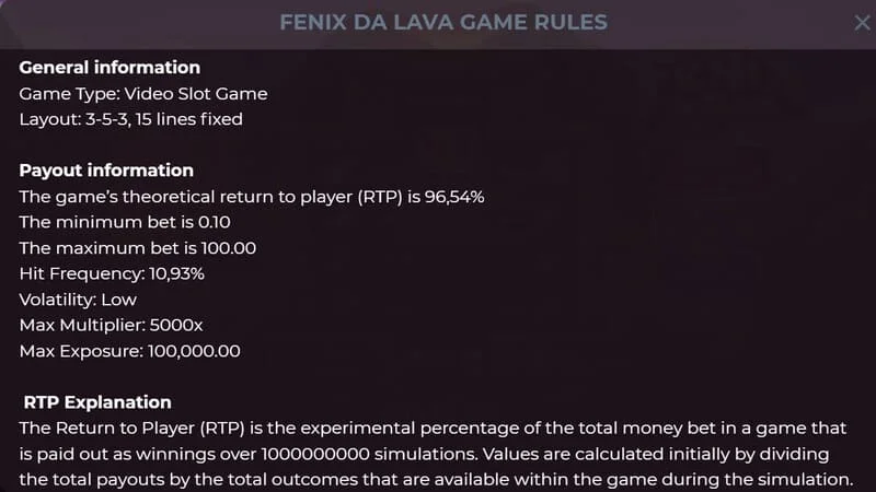 Fenix da Lava - ფიქსირებული ჯეკპოტები Mini, Minor, Major და Grand